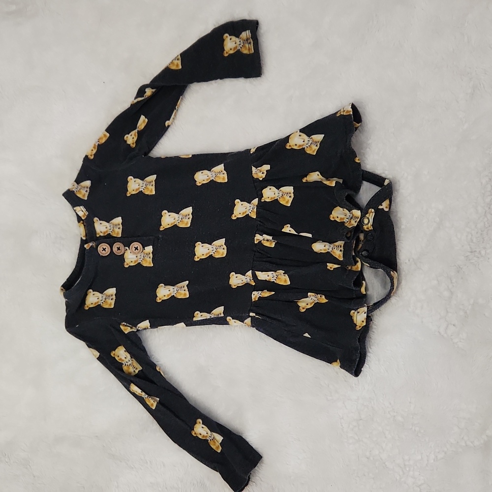 Posh Peanut bamboo skirted bodysuit Fred Size 12-18 months - Picture 1 of 3